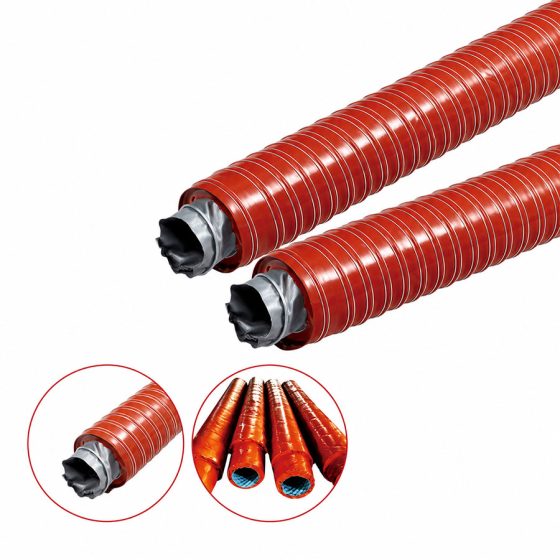 450°C Heat-Resistant Clamp-On Insulated Air Duct
